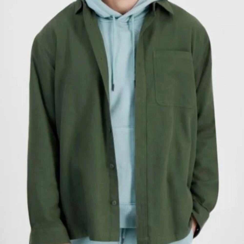 Mode of One Men's Relaxed-Fit  Flannel Shirt Wild IVY Size M,XL NWT